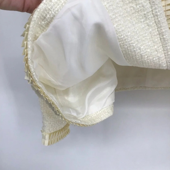 Pamela Dennis Private Client Group Women’s Elegant Blazer Jacket Creme Size 1X - Picture 8 of 9